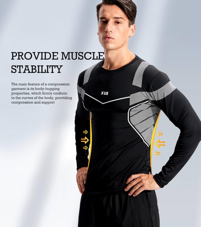 BOOMCOOL 5PCS Gym Clothes for Men Workout Sets - Image 3
