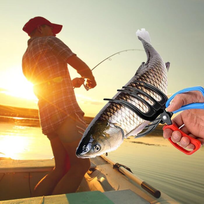 3 Claw Fish Gripper, Fishing Pliers Gripper, 2025 New Multifunctional Metal Fish Control Clamp Forceps, for Catch Most Freshwater Fish Fishing Accessories (3 Claw Fish Gripper) - Image 2