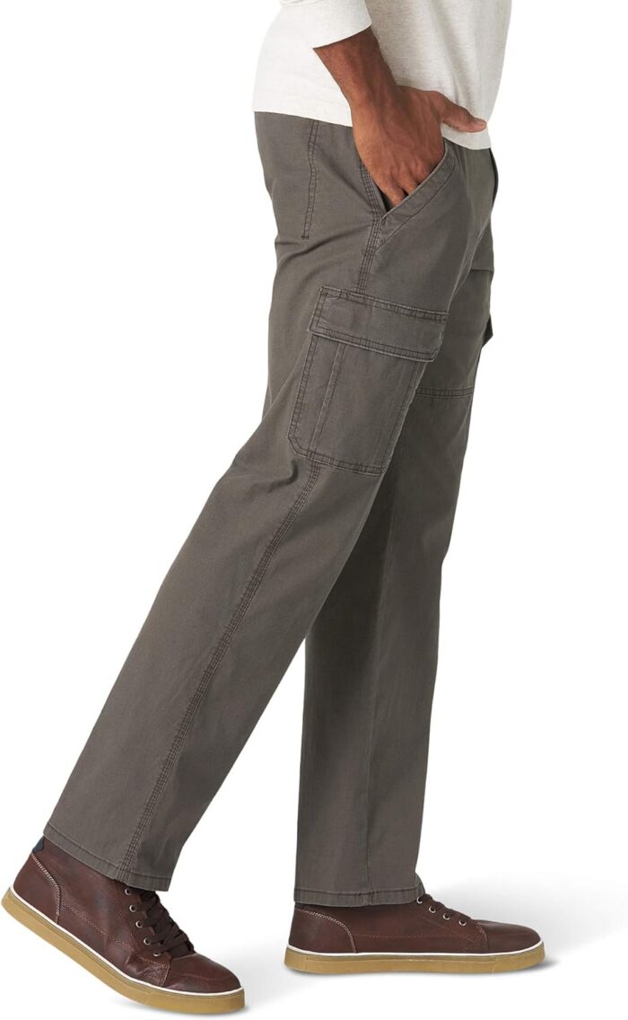 Wrangler Authentics Men's Relaxed Fit Stretch Cargo Pant - Image 4