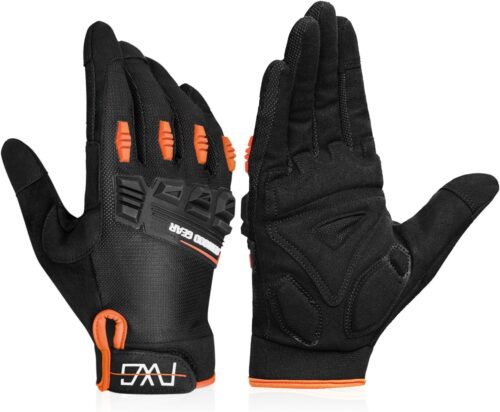 Cycling Gloves for Men/Women-Full Finger Bicycle Gloves Anti-Slip Shock Absorbing Padded MTB/Road Biking Gloves