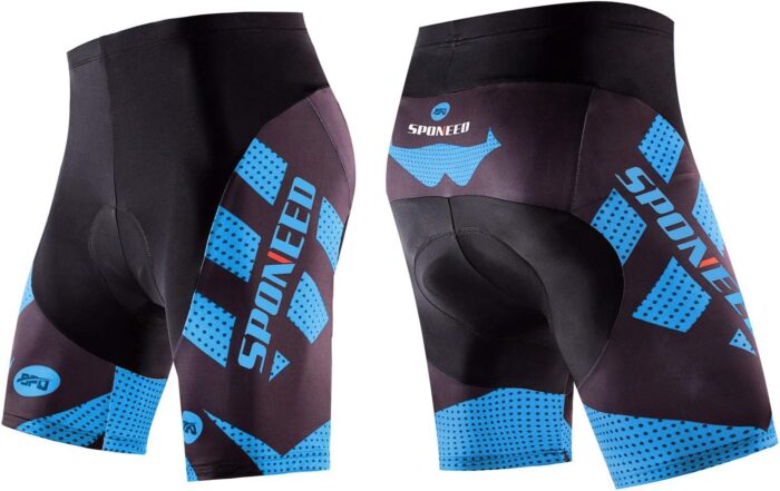 sponeed Men's Cycling Shorts Padded Bicycle Riding Pants Bike Biking Clothes Cycle Wear Tights - Image 2