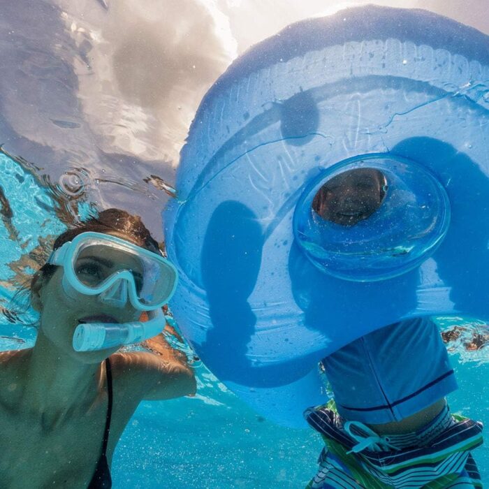 Inflatable Snorkeling Float, Blue - Image 7