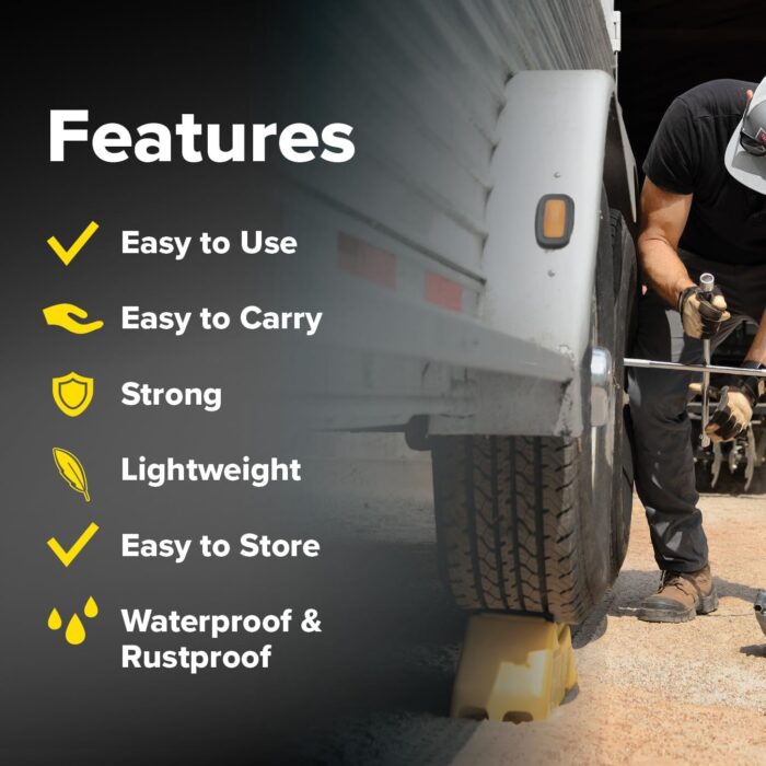 Camco Trailer Aid Plus - 5 1/2" Lift Tandem Tire Trailer Ramp - Quickly Change RV & Trailer Tires Without Unloading Cargo - Trailer & RV Accessories for Easier Hauling (21002) - Image 5