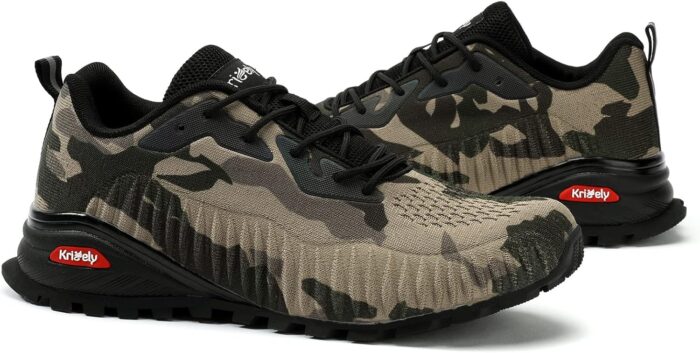 Men's Fashion Sneakers Lightweight Breathable Walking Shoes Tennis Cross Training Shoe Non Slip Trail Running Shoes - Image 6