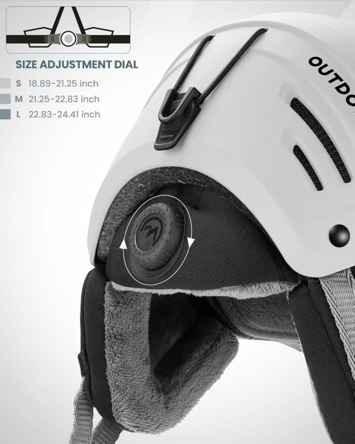 OutdoorMaster MIPS Ski Helmet - Kelvin II MIPS Snow Sport Helmet Snowboard Helmet for Men Women & Youth - Image 3