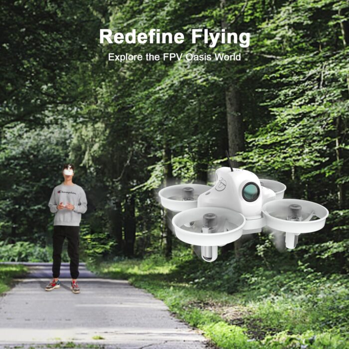 APEX VR70 FPV Drone Kit, First-Person View with Goggles, Brushed Racing for Beginners Super-Wide 120° FPV, Low-Latency 5.8G Transmission, Drop-resistant, Suitable Novice Practice Drones - Image 2