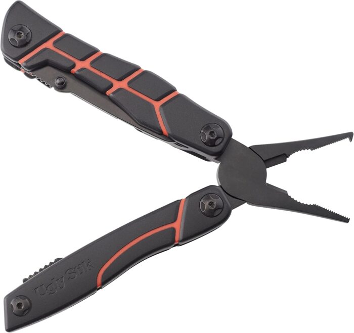 Ugly Stik Ugly Tools Multitool Knife for Fishing, 11-in-1 Fishing Tool for Anglers, Includes Pliers, Scissors, Knife, and Screwdriver, Non-Slip Grip Handle - Image 6