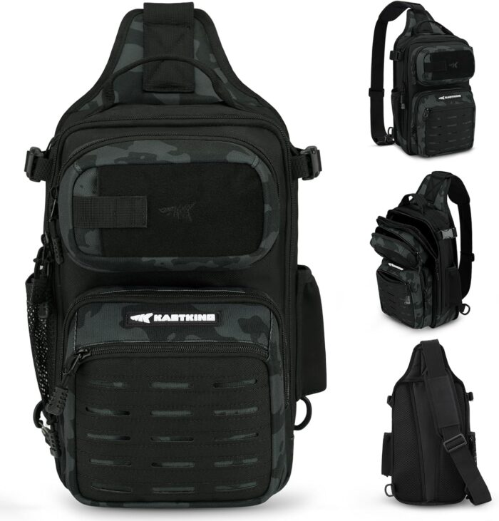KastKing BlowBak Tactical Sling Tackle Bag-Lightweight Fishing Backpack Storge Fishing Gear and Equipment,Gift for Men - Image 2