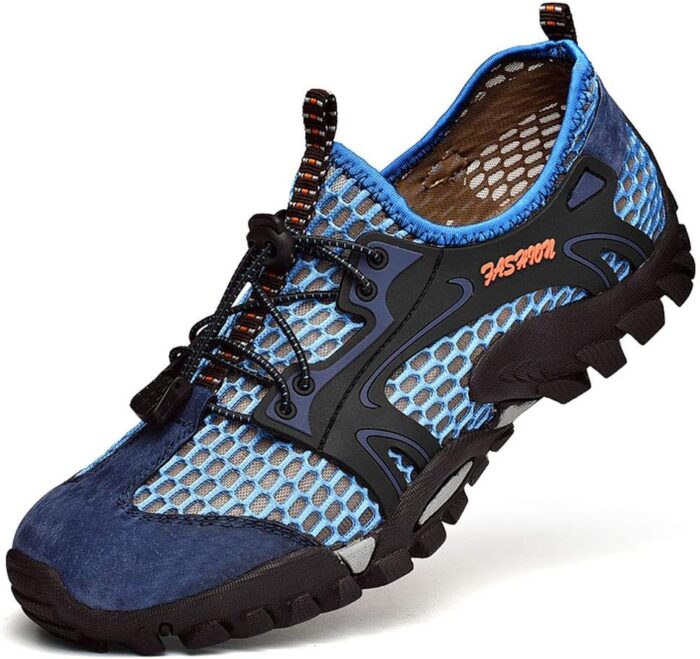 FLARUT Men's Sandals Barefoot Hiking Shoes Quick Dry Breathable Mesh Lightweight Outdoor Training Water Walking Shoes - Image 2
