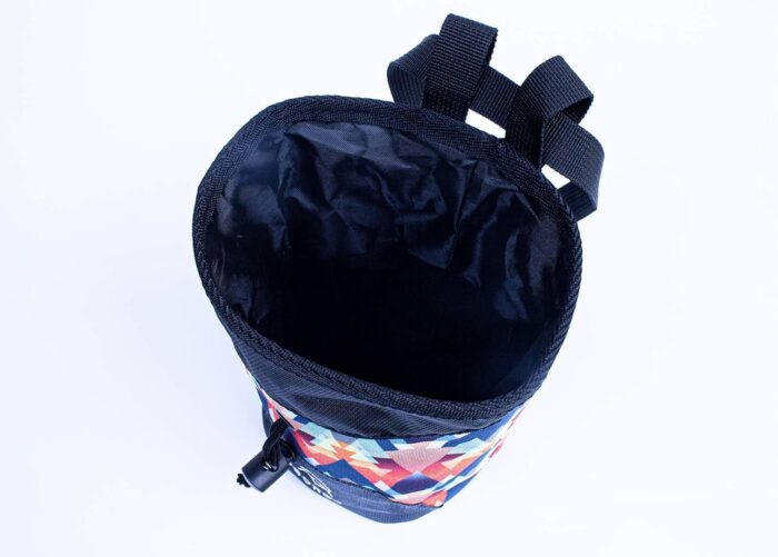 Chalk Bag for Rock Climbing + Crossfit + Weightlifting | Bouldering Chalk Bag | Wide Opening | Large Zippered Pocket | Adjustable and Removable Belt - Image 4