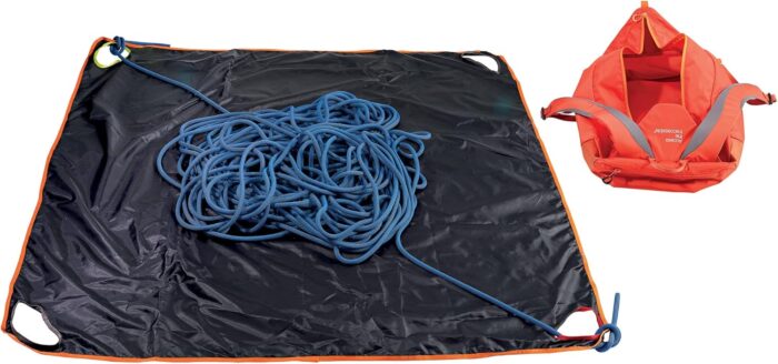 PETZL KLIFF Rope Bag - 36-Liter Rope Bag for Sport Climbing With Removable Tarp - Grey - Image 6