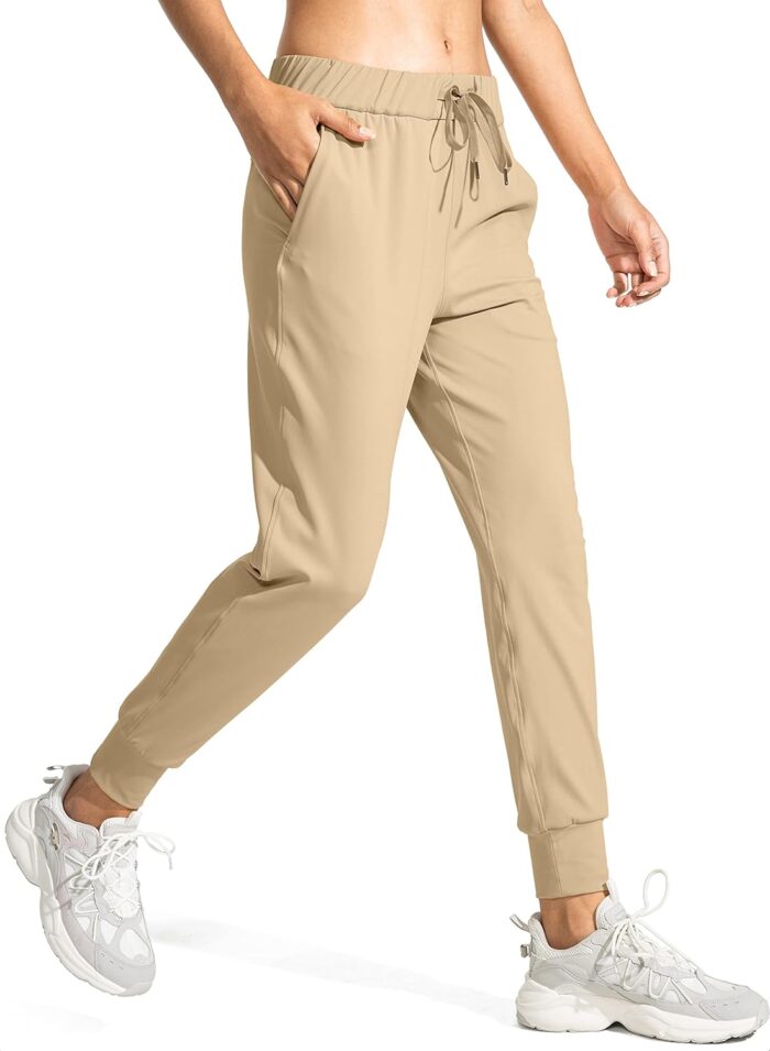 SANTINY Women's Joggers Pants Pockets Drawstring Running Sweatpants for Women Lounge Workout Jogging - Image 2