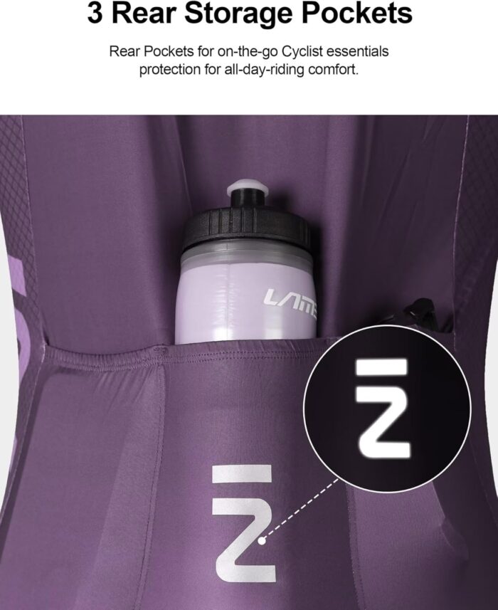 INBIKE Cycling Jersey Women Long Sleeves Bike Shirts with Pockets Quick Dry Bicycle Clothing for Road Biking Riding - Image 4