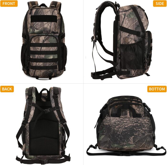 HUNTVP Military MOLLE Backpack Hunting Rucksack Gear Tactical Backpack Assault Pack 25L - Image 2