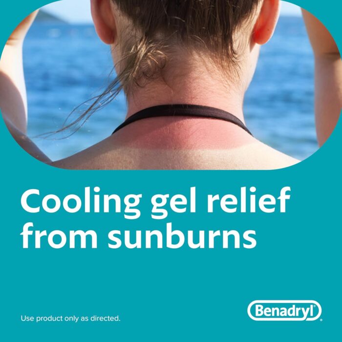 Benadryl Extra Strength Anti Itch Relief Gel, 2% Diphenhydramine HCl, Relief from Insect Bites, Sunburn & More, Great for Camping Essentials, 3.5 fl oz - Image 7
