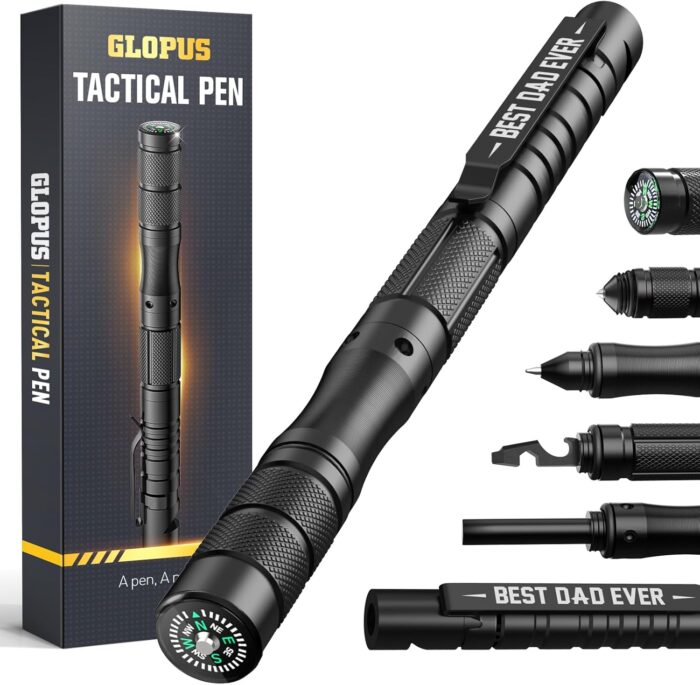 Father's Day Gifts from Daughter/Wife, Tactical Pen Gifts for Men, Multitool Pen, Dad Gifts for Fathers Day, Cool Gadgets for Men, Tactical Survival Gear for Camping and Hiking