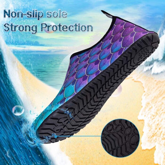 YALOX Water Shoes Women's Men's Outdoor Beach Swimming Aqua Socks Quick-Dry Barefoot Shoes Surfing Yoga Pool Exercise - Image 3