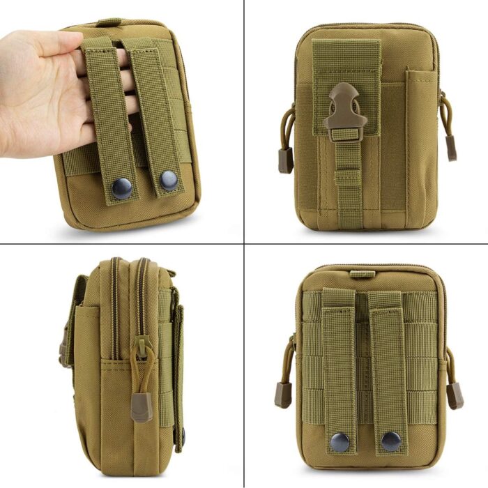 BESTKEE Tactical Belt for Men, 1.5" Military Nylon Work Belt with Quick Release Buckle, Gift with Molle Pouch and Hooks - Image 4