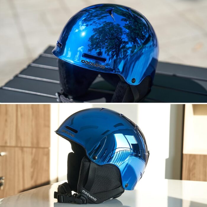 Odoland Kids Ski Helmet, Snow Helmet with Ski Goggles, Shockproof, Windproof, Safety Snow Sports Helmets and Protective Goggles for Boys Girls and Youth - Image 7
