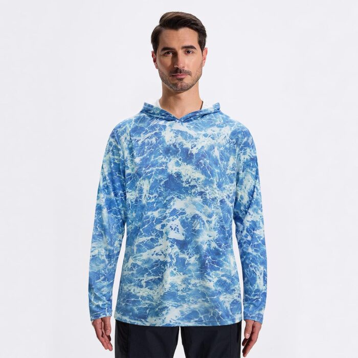 LOOGU Men’s Hunting Camo Shirt Lightweight, Camouflage Shirts for Men Long Sleeve Shirt for Fishing Hiking Camping - Image 3