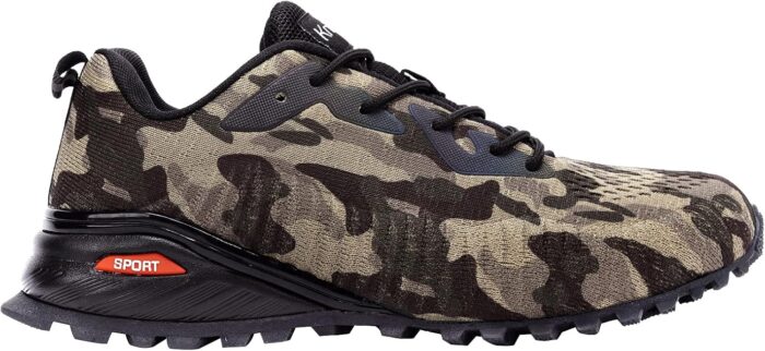 Kricely Men's Trail Running Shoes Fashion Walking Hiking Sneakers for Men Tennis Cross Training Shoe Outdoor Snearker Mens Casual Workout Footwear - Image 3
