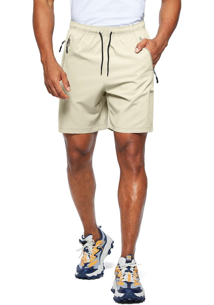 Viodia Men's Hiking Cargo Shorts Stretch Quick Dry Lightweight Shorts for Men Fishing Athletic Shorts with Pockets - Image 2