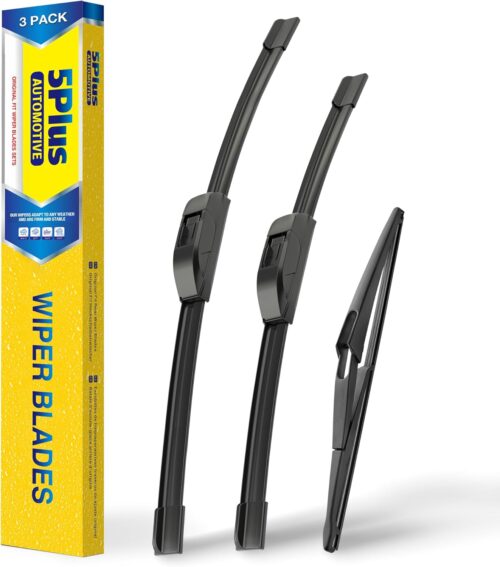 5 PLUS Windshield Wipers Replacement For 2017-2022 Nissan Rogue Sport Windshield Wipers, Original Equipment Automotive Replacement Windshield Wiper Blades 28"+18"+12"(3 Wipers)
