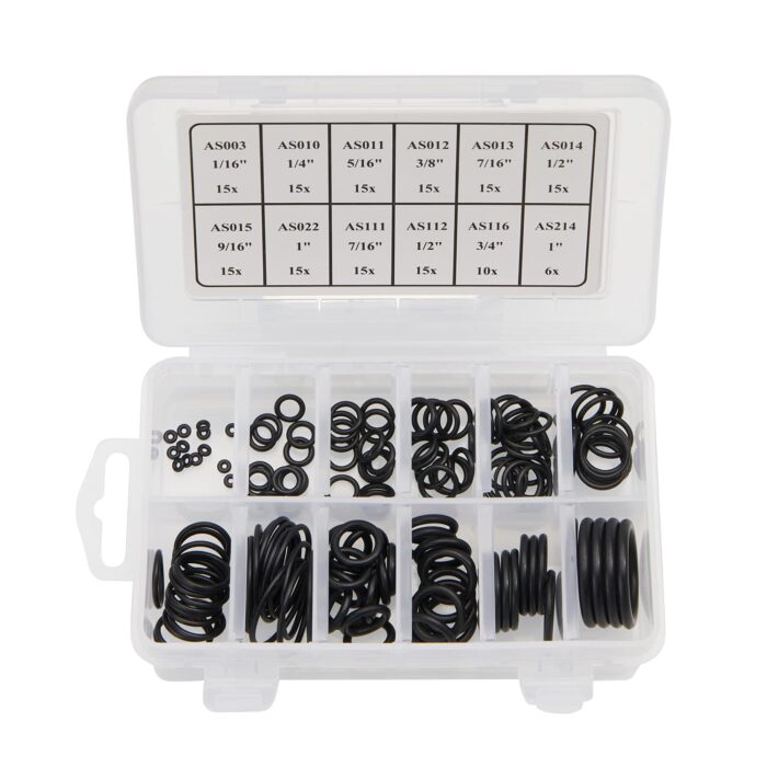 BUSY-CORNER 166 Pieces Scuba O-Ring Kit Scuba Diving Rubber Orings, for Dive Hoses Ring Diving Dive Gear Equipment Scuba Tanks NBR90 - Image 2