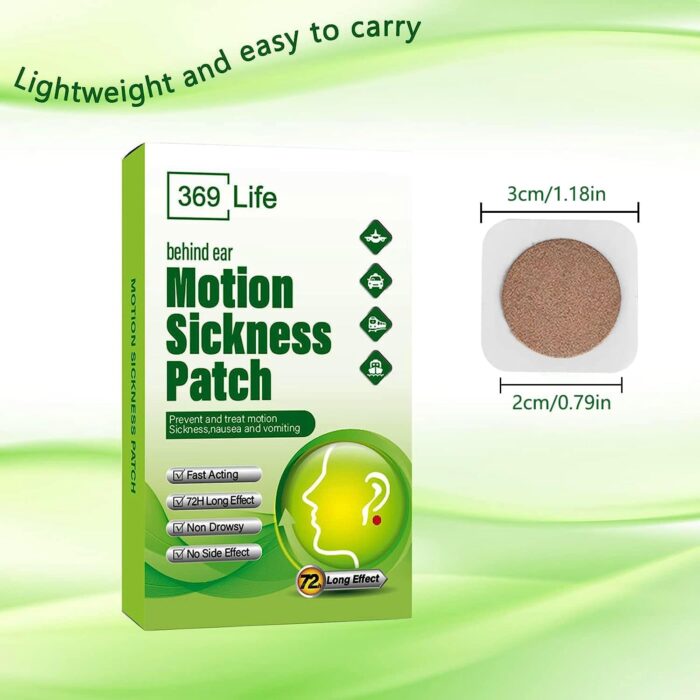 Motion Sickness Patches for Car and Boat Rides, Ships, Cruise and Airplane & Other Forms of Transport - Travel Essentials, for Adults and Kids (24 Count) - Image 5