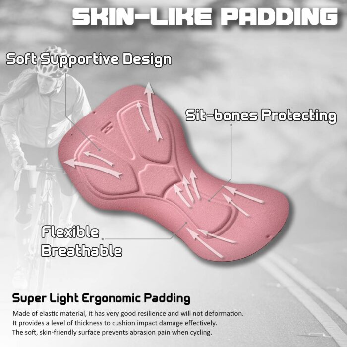 Padded Bike Shorts Women Cycling Underwear Bicycle Biking Biker Short with 4D Padding Super Lightweight Breathable - Image 4