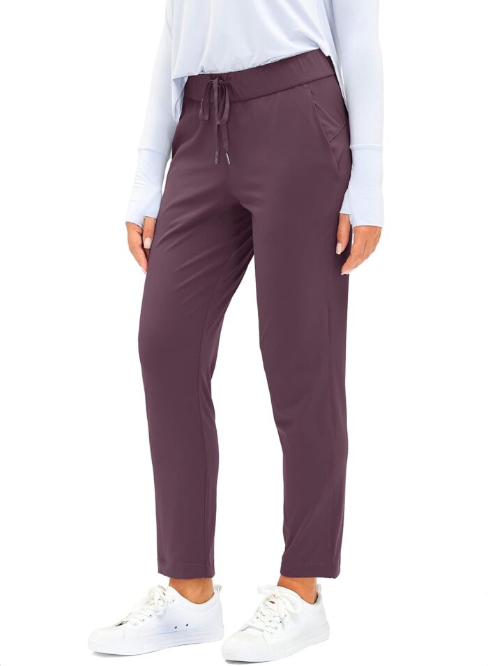 G Gradual Women's Pants with Deep Pockets 7/8 Stretch Ankle Sweatpants for Golf, Athletic, Lounge, Travel, Work - Image 2