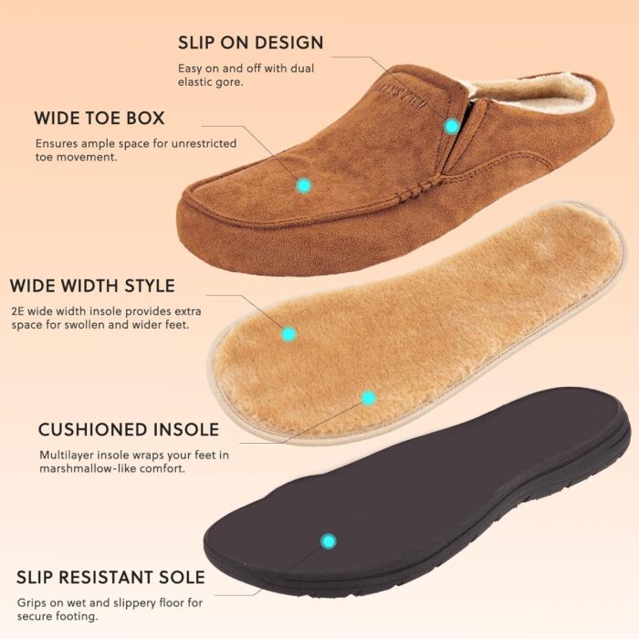 LazyStep Men's McCoy Cushioned Clog Slipper - Image 4