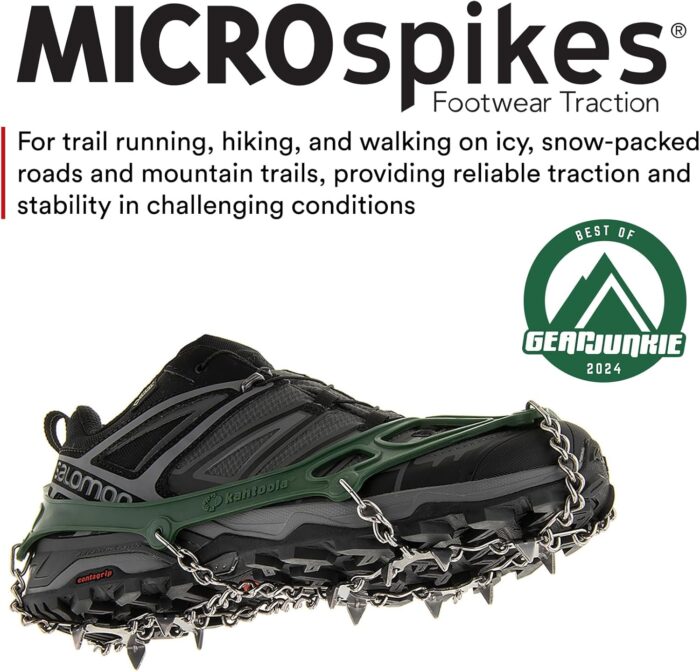Kahtoola MICROspikes Footwear Traction for Winter Trail Hiking & Ice Mountaineering - Image 2