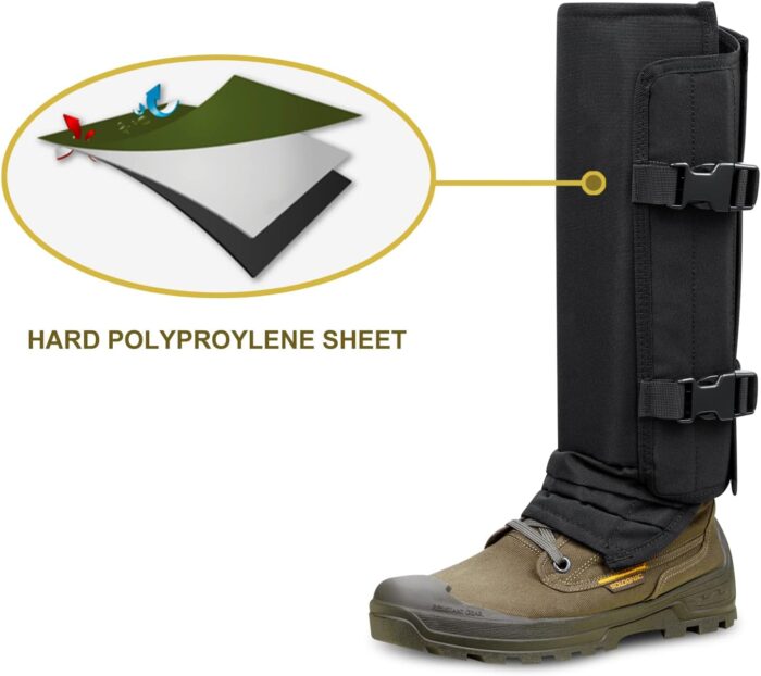 Skiguard Snake Guard Gaiters - Waterproof Chaps for Lower Legs, Bite Proof Guardz, Adjustable Size - Image 4