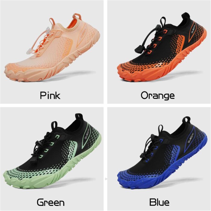 Queday Water Shoes for Women Men Quick Dry Barefoot Shoes Athletic Lightweight Sports Aqua Socks Outdoor Swim Fishing Hiking Diving Surf Walking Kayaking - Image 6