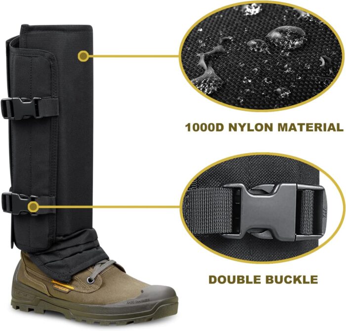 Skiguard Snake Guard Gaiters - Waterproof Chaps for Lower Legs, Bite Proof Guardz, Adjustable Size - Image 3