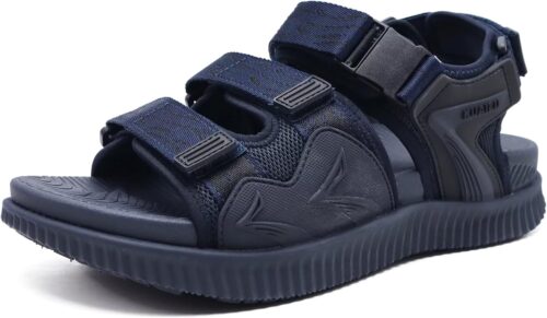 KuaiLu Mens Hiking Sandals with Arch Support Orthopedic Walking Recovery Sandals for Plantar Fasciitis Open Toe Summer Athletic Sport Comfortable Cushion Breathable Outdoor Water Sandals Size7-13