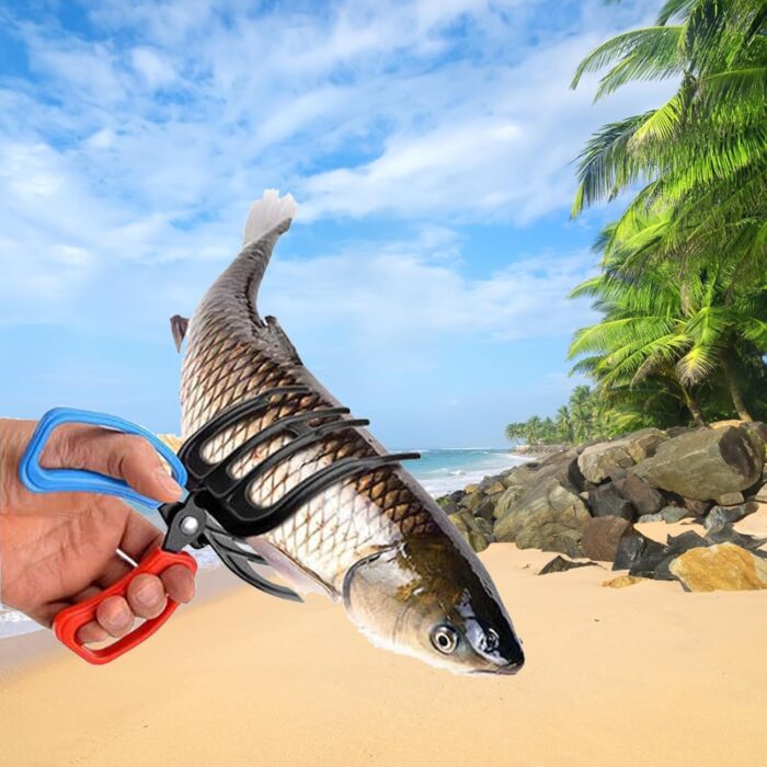 3 Claw Fish Gripper, Fishing Pliers Gripper, 2025 New Multifunctional Metal Fish Control Clamp Forceps, for Catch Most Freshwater Fish Fishing Accessories (3 Claw Fish Gripper) - Image 3