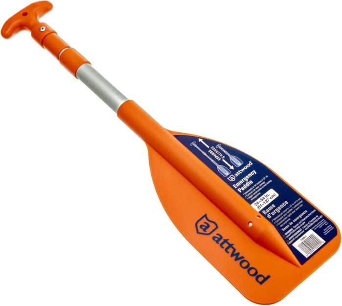 Attwood Emergency Telescoping Paddle for Boating, Orange - Image 7