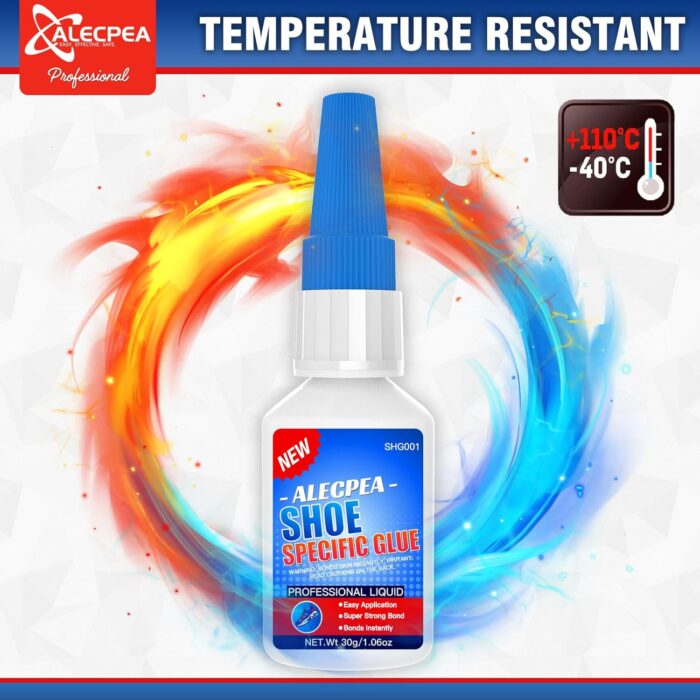 30g Shoe Glue - Ultimate Strength Adhesive for for Soles Boots Sneakers Heels Hiking Shoes Leather Handbags - Quick Set in 15 Seconds - Image 4