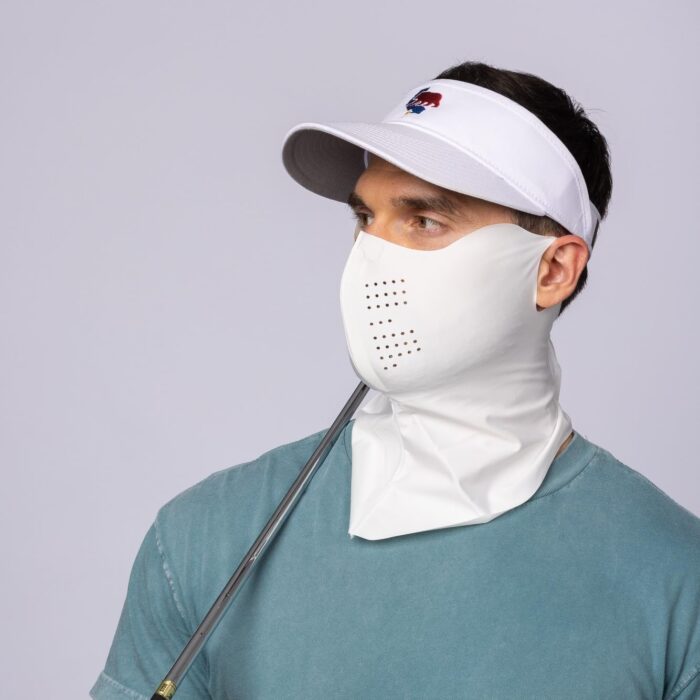 Korea Cooling UPF 50+ UV Sun Protection Face Mask with Neck Coverage – Breathable for Golf, Hiking, Fishing & Outdoors - Image 6