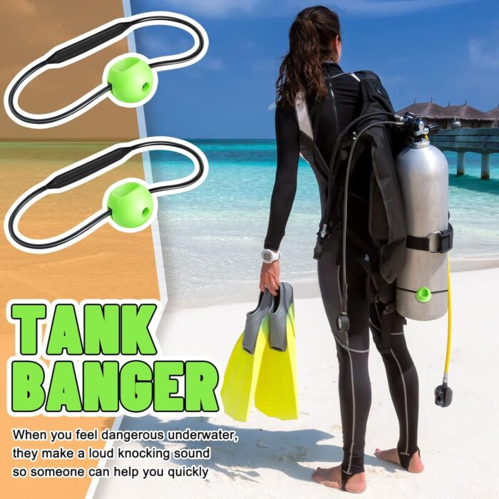 2 Pcs Tank Banger Underwater Signal Device Cylinder Diving Tank Accessories for Divers Noise Maker - Image 4
