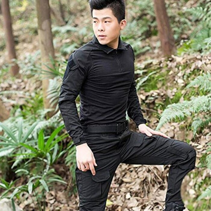 H World Shopping HANSTRONG Gear Tactical Hunting Military Long Sleeve Shirt with Elbow Pads - Image 2