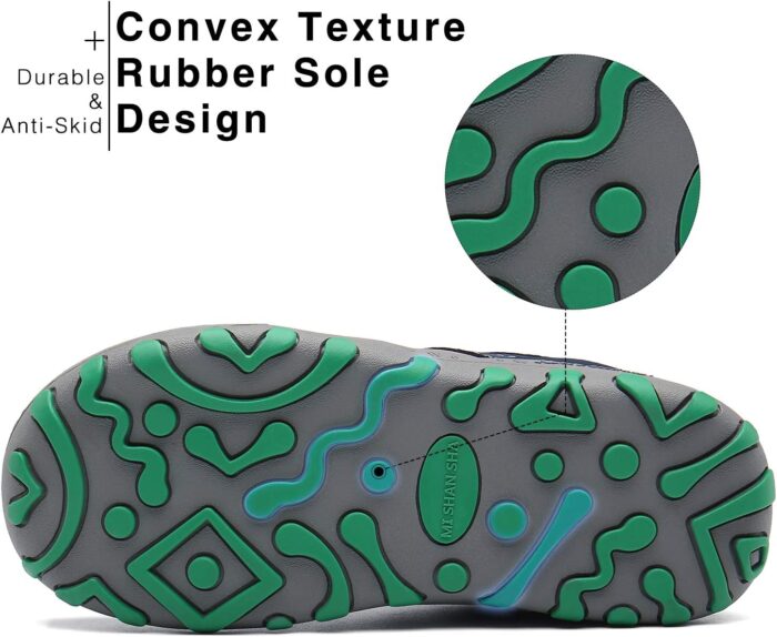 Mishansha Kids Hiking Boots Toddler Girls Boys Hiking Shoes Water-Resistant Anti-Collision Non-Slip Athletic Outdoor Trekking Boots - Image 6