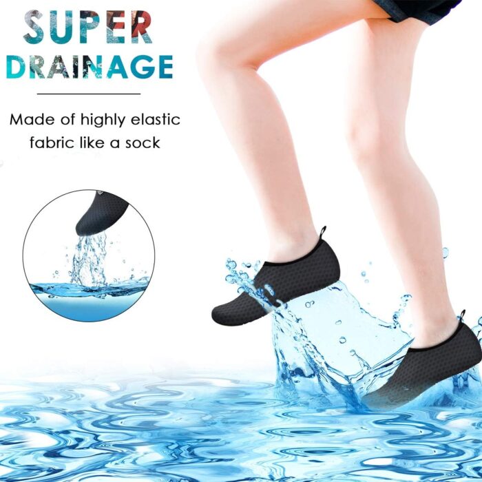 Water Shoes for Women and Men, Quick-Dry Aqua Socks Swim Beach Womens Mens Shoes for Outdoor Surfing Yoga Exercise - Image 2