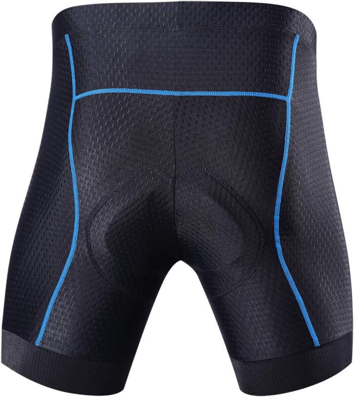 Souke Sports Men's Cycling Underwear Shorts 4D Padded Bike Bicycle MTB Liner Shorts with Anti-Slip Leg Grips - Image 2
