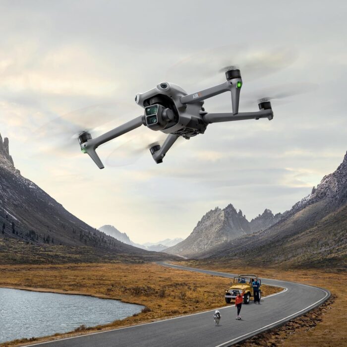 DJI Air 3 (DJI RC-N2), Drone with Medium Tele & Wide-Angle Dual Primary Cameras, 46-Min Max Flight Time, Omnidirectional Obstacle Sensing, 48MP Photos, 4K/60fps HDR, Compliance with FAA Remote ID - Image 8