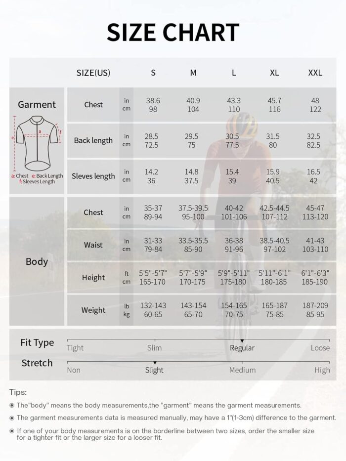 ARSUXEO Men's Short Sleeves Cycling Jersey Bicycle Biking Bike Shirt 636 - Image 6