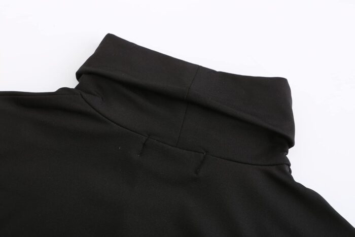 SSLR-Thermal-Shirts for-Women-Turtleneck Long Sleeve Tops Fleece Lined Winter Slim Fitted Mock Neck Base Layer - Image 7