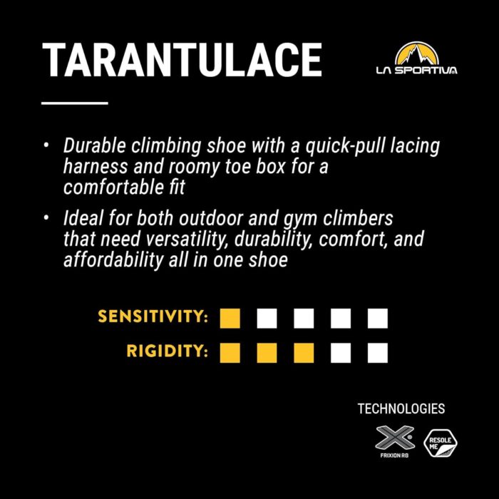 La Sportiva Mens Tarantulace Rock Climbing Shoes - Image 9